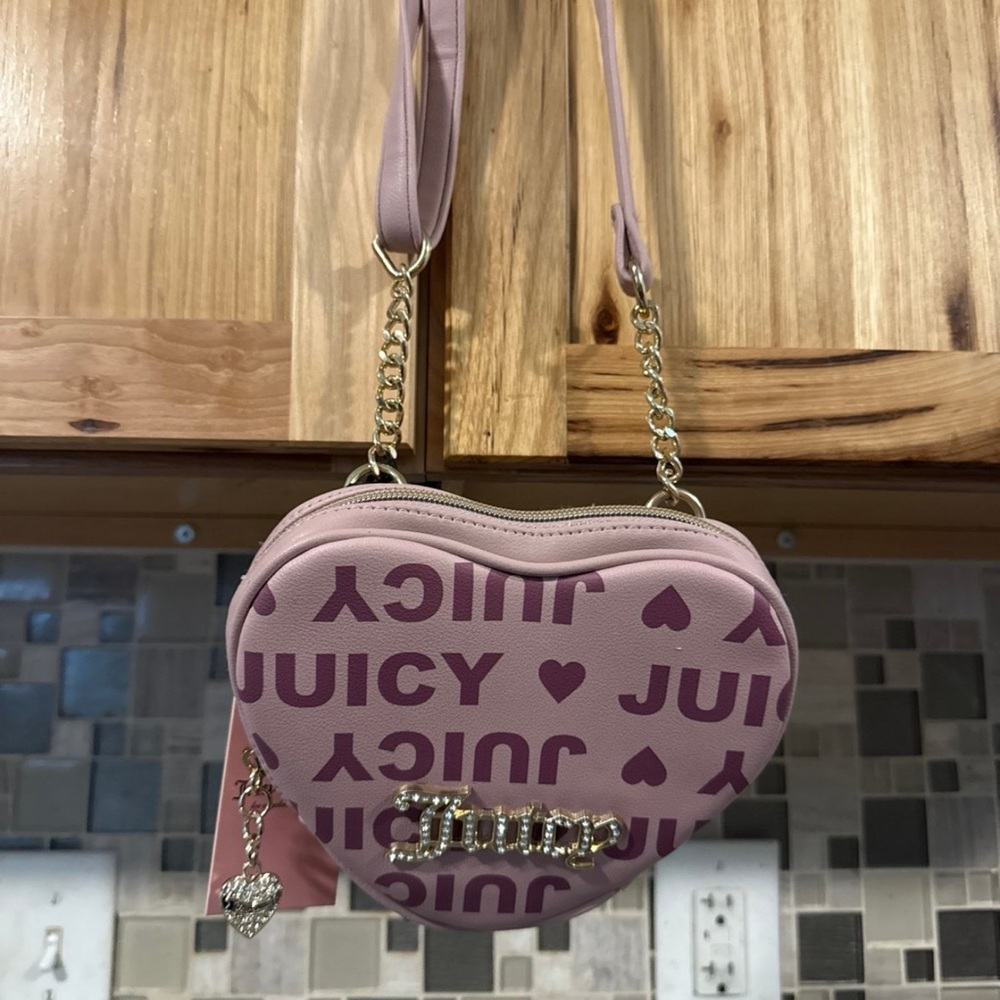 Juicy Couture Pink Logo Crossbody Bag